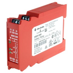 1 pcs - Rockwell Automation Single-Channel Light Beam/Curtain, Safety Switch/Interlock Safety Relay, 24V ac/dc, 2 Safety