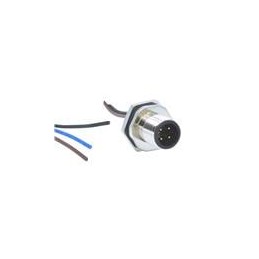 1 pcs : MPM12A04I12AF01 - Sensor Cables / Actuator Cables M12 4P ML BRSS/NKL FRNT PG9 12 PIGTAIL