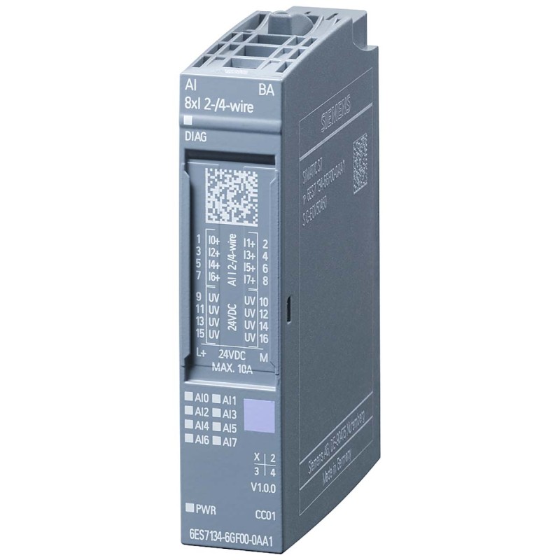 1 pcs - Siemens SIMATIC ET 200SP Series Input Unit, Analogue, 24 V