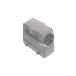 1 pcs : T1230160140-100 - Heavy Duty Power Connectors High Construction Hood M40 Side Entry