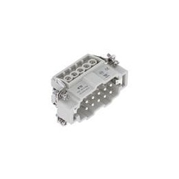 1 pcs : T2040102101-000 - Heavy Duty Power Connectors 10P 2R 16A 500V Plug 20-14 AWG ScrewClamp