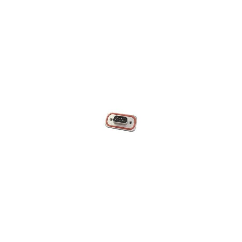 1 pcs : MDBE09PE860 - D-Sub Standard Connectors DSUB,PCB MALE,VERT METAL SH,4-40 THRD