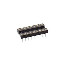1 pcs : D2818-42 - IC & Component Sockets 18 WAY IC SKT ASSY DUAL ROW VERTICAL