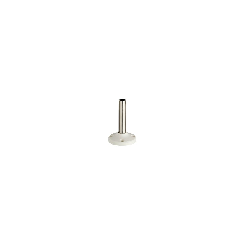 1 pcs - Schneider Electric IP54 Rated White Support Tube with Fixing Plate for use with Modular Tower Light