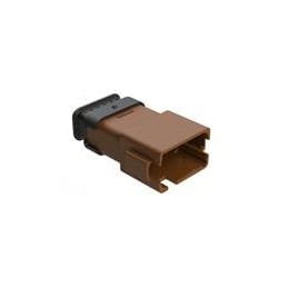 1 pcs : AT04-12PD-SRBR - Automotive Connectors 12 Pin Recept. Key Positn D w/ Strn Rlf