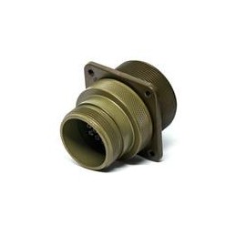 1 pcs : 97-3100A-18-19P - Circular MIL Spec Connector 10P Sz 18 Wall Mount Pin Recept Solder