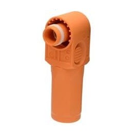 1 pcs : SLPHPA25BSO1 - Heavy Duty Power Connectors 1500V DC, Gen 2.0, 5.7mm Surlok Plus, Plug, Right Angle, Orange, 25mm, Crimp,