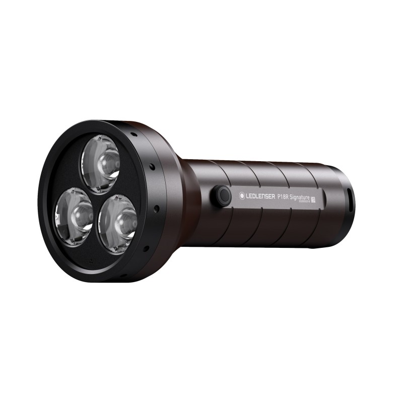 1 pcs - LEDLENSER P18R LED Torch Black - Rechargeable 4500 lm