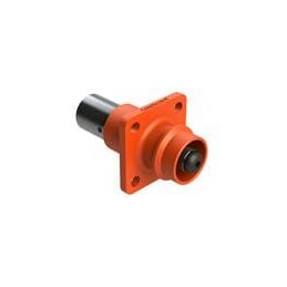1 pcs : ATHP041P08NN-50-ORG - Heavy Duty Power Connectors 8mm strt rcpt pin 180A/1000V, orange