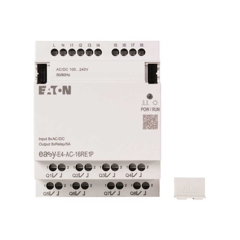 1 pcs - Eaton EasyE4 Series Control Relay, Relay Output, 8-Input, Digital Input