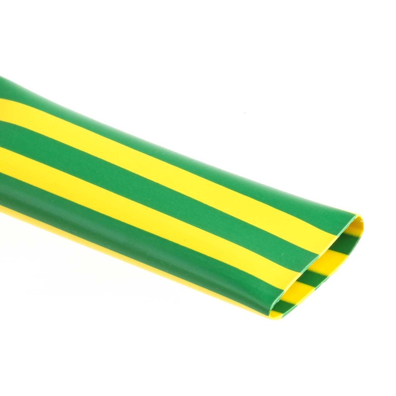 1 pcs - TE Connectivity Heat Shrink Tubing, Green 12mm Sleeve Dia. x 1.5m Length 2:1 Ratio, DCPT Series