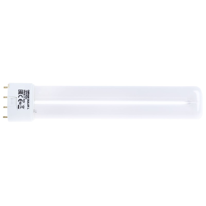 1 pcs - 2G11 DULUX Quad Tube Shape CFL Bulb, 18 W, 3000K, Warm White Colour Tone