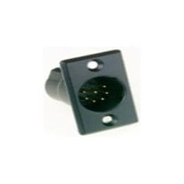 1 pcs : AC7MPNZB - XLR Connectors 7P Flange Mount Pin