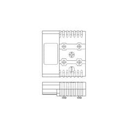 1 pcs : 2-5049 - Heavy Duty Power Connectors INSULATIONINNER HALFSB3