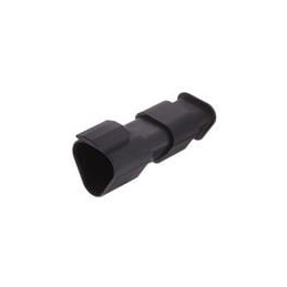 1 pcs : AT04-3P-SR01BLK - Automotive Connectors Recpt 3-Way Strain Relief Black