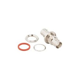 1 pcs : 031-220H - RF Adapters - In Series BNC BLKHD JACK-JACK ADAPTER UG-492A/U