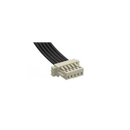 1 pcs : S1SS-05-28-GF-20.00-S - Rectangular Cable Assemblies 1.00MM SINGLE ROW DISCRETE WIRE CABLE ASSEMBLY, SOCKET