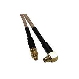1 pcs : CCMX1-MM-RG178- 6 - RF Cable Assemblies DC-6GHz RG178 6 in. SMA FB/MMCX Male RA