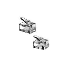 1 pcs : TM4P-88P - Modular Connectors / Ethernet Connectors 8P M MODULAR PLG IDC COPPER FOIL/RND TYP