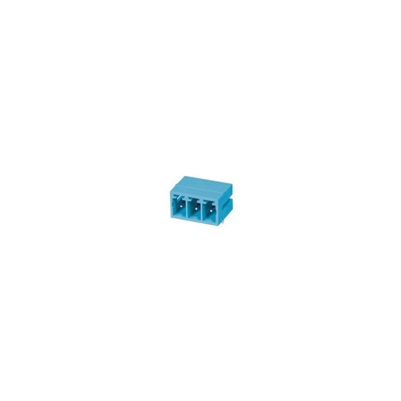 1 pcs : TBP02R1-381-03BE - Pluggable Terminal Blocks Terminal block, pluggable, 3.81, receptical, 3 pole, blue