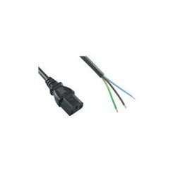 1 pcs : 315005-01 - AC Power Leads SJT, 3X18 BLK 6.56' 125V 10A