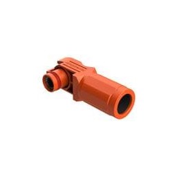 1 pcs : ATHP061RS08NN-50-ORG - Heavy Duty Power Connectors 8mm RA plug socket 180A/1000V, orange