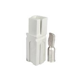1 pcs : 1320G2 - Heavy Duty Power Connectors PP120 WHITE 2 AWG W/ 2 AWG 120A CONT