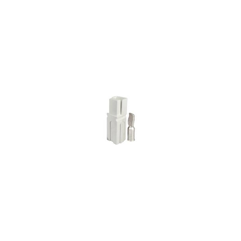 1 pcs : 1320G2 - Heavy Duty Power Connectors PP120 WHITE 2 AWG W/ 2 AWG 120A CONT