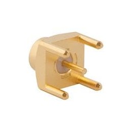1 pcs : SMP-MSLD-PCT-5 - RF Connectors / Coaxial Connectors SMP Strgt PCB Jack Limited Detent