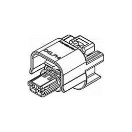 1 pcs : 13513314 - Automotive Connectors CON GT150 2W FEM ASY