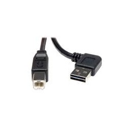 1 pcs : UR022-003-RA - USB Cables / IEEE 1394 Cables USB 2.0 UniRvrDevice Cable Right M/M 3'