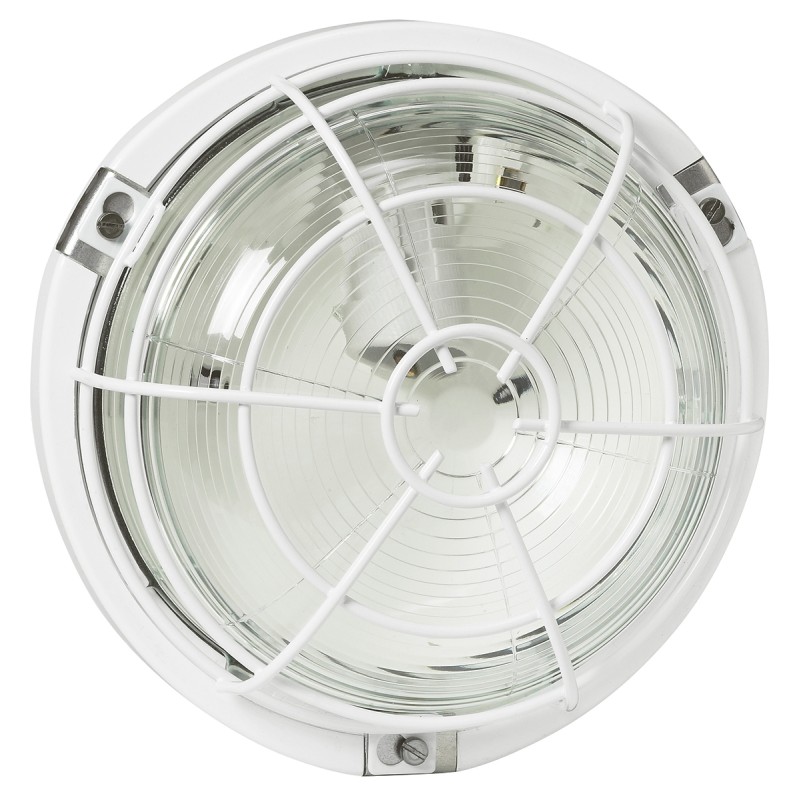 1 pcs - Legrand Round LED Bulkhead Light, 100 W, Lamp Supplied, IP55