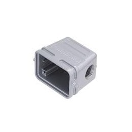 1 pcs : C14621R0065061 - Heavy Duty Power Connectors Side Entry Low Prof. Hood SZ E6 M20
