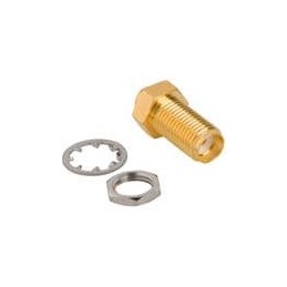 1 pcs : 901-10720 - RF Connectors / Coaxial Connectors RF Connector SMA Str head 50 Ohm 26.5 GHz