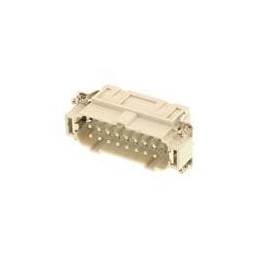 1 pcs : 93601-0261 - Heavy Duty Power Connectors S-EP INS 16P M PUSH- IN TERM 7316.5963.0