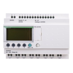 1 pcs - Schneider Electric Zelio Logic Smart Series Logic Module, 24 V dc Supply, Relay Output, 12-Input, Analogue, Discrete