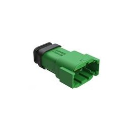 1 pcs : ATM04-08PC-SR1GN - Automotive Connectors 8 Pin Rec Position C w/Strn Rlf