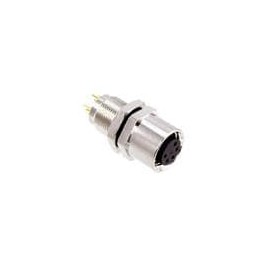 1 pcs : 858-008-10SRSS4 - Circular Metric Connectors M12 8P A-CODE MALE SS SHELL, SS NUT