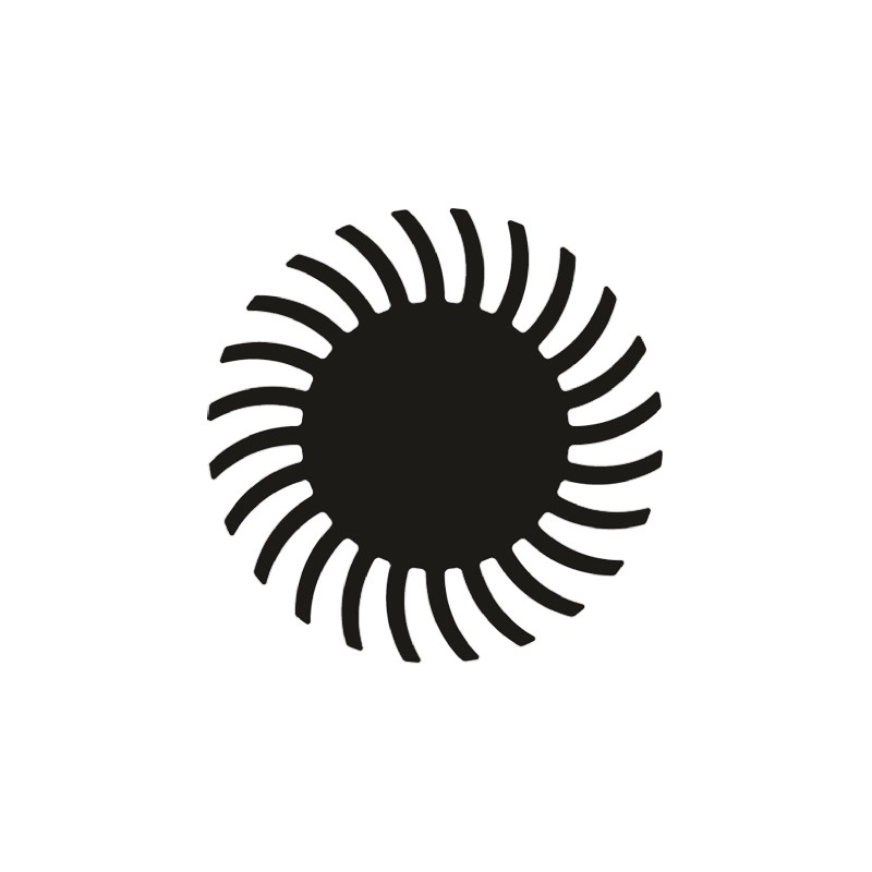 1 pcs - Heatsink, Universal Round Alu, 2.6K/W, 85 (Dia.) x 25mm, Screw