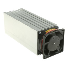 1 pcs - Heatsink, Universal Rectangular Alu with fan, 0.15K/W, 200 x 80 x 83mm