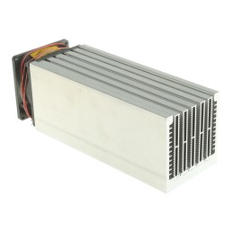 1 pcs - Heatsink, Universal Rectangular Alu with fan, 0.15K/W, 200 x 80 x 83mm