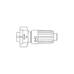 1 pcs : W6380-5SG-P-528 - Standard Circular Connector PLk Cbl End 5 F Sckt 16 ContCrmp528