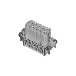 1 pcs : C146-10B010-102-4 - Heavy Duty Power Connectors Female 10 Way Heavy Mate