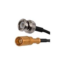 1 pcs : 415-0200-060 - RF Cable Assemblies BNC Male to SMB Male RG174, 60