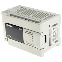 1 pcs - Mitsubishi FX3U Series Logic Module, 24 V dc Supply, Relay Output, 16-Input, Sink, Source Input