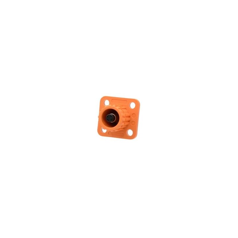 1 pcs : SLPHIRDTPNO1 - Heavy Duty Power Connectors 1500V DC, Gen 2.0, 12.0mm Surlok Plus, Receptacle, Panel Mount, Orange, Screw