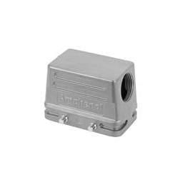 1 pcs : C14621R0105001 - Heavy Duty Power Connectors Side Entry Low Prof. Hood SZ E10 M25