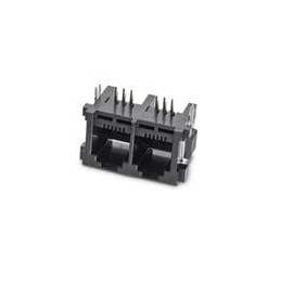 1 pcs : 615006149421L - Modular Connectors / Ethernet Connectors WR-MJ Mod Jk 6P6C TabUpLeftAssmblyHsng
