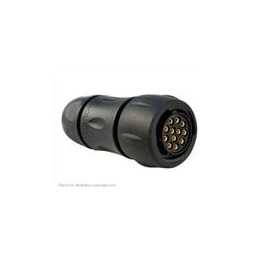 1 pcs : UTS6JC1412S - Standard Circular Connector 12P Strt Socket Plug Backshell Size 14