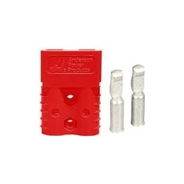 1 pcs : 6802G3 - Heavy Duty Power Connectors SB120 RED 6 AWG W/ 120A 6 AWG CONT